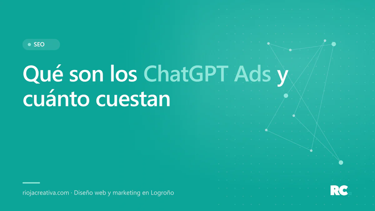 Pantalla de ChatGPT en el móvil con un anuncio patrocinado debajo de la respuesta