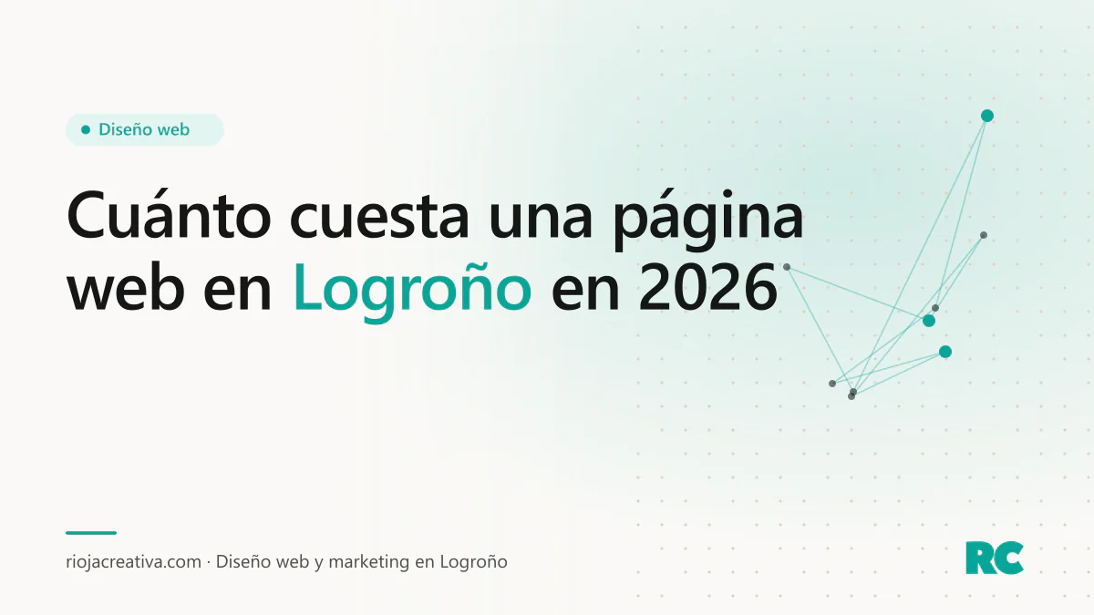 Presupuesto de una página web para un negocio de Logroño con los precios por tipo de web
