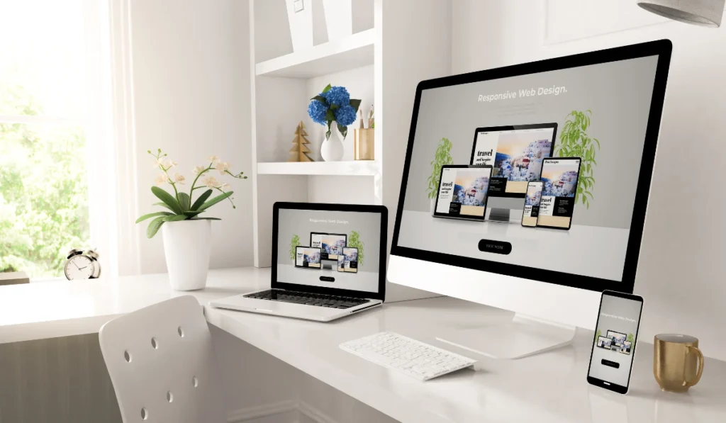 Ejemplo de diseño web que genera confianza con reseñas, contacto visible y estructura clara