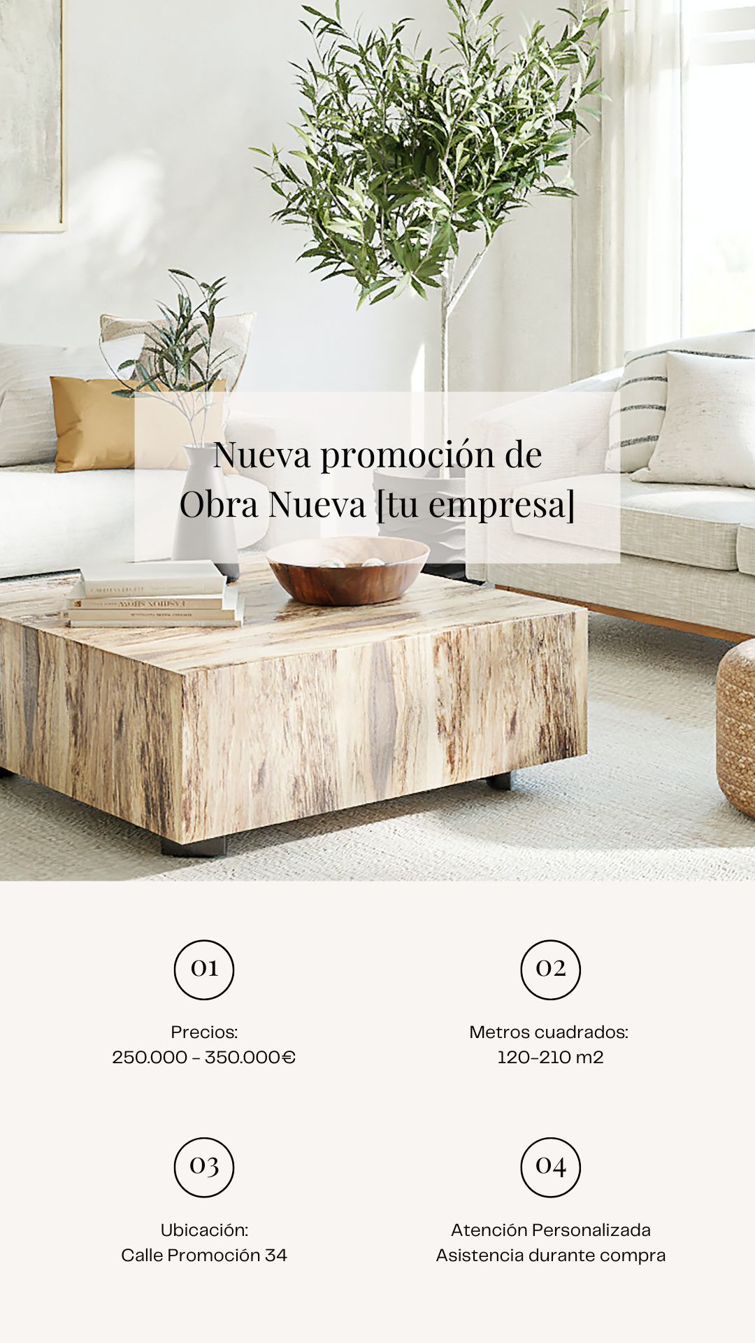 ejemplo de anuncio de marketing inmobiliario